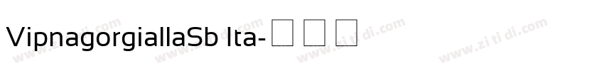 VipnagorgiallaSb Ita字体转换